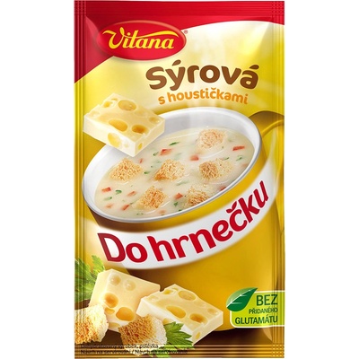 Vitana Do hrnečku Instantní sýrová polévka s houstičkami 22g