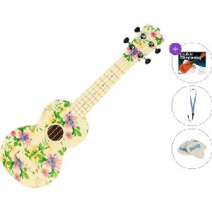 Pasadena WU-21F3-WH Standard SET Floral Сопрано укулеле (WU-21F3-WH-STANDARD-SET)