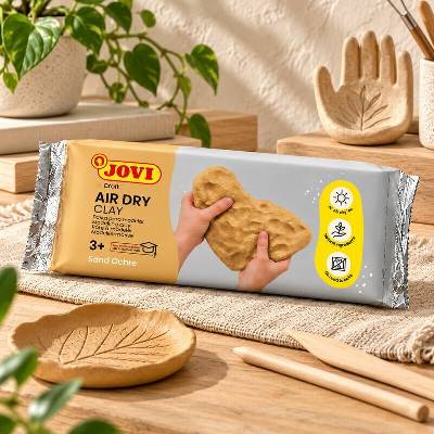 JOVI Modelovací hmota samotvrdnoucí 250 g - okrová
