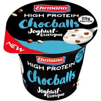 Ehrmann High Protein Joghurt Chocballs Classic 200 g – Hledejceny.cz