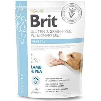 Brit Veterinary Diet Dog Grain Free Obesity Lamb & Turkey & Pea 0,4 kg