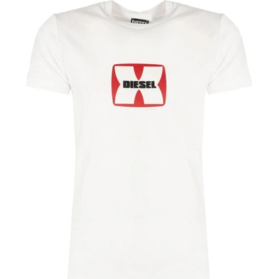 Diesel Embossed Logo White