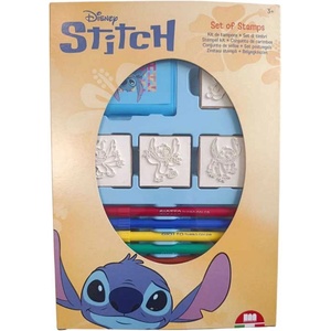Multiprint Творчески комплект Stitch със 7 цветни флумастера и 4 печата