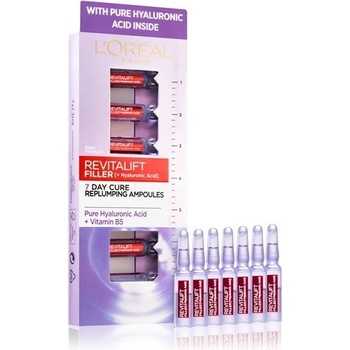 L'Oréal Revitalift Filler hyalurónové sérum v ampulkách 7 x 1,3 ml