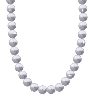 Biju Perlový náhrdelník s umelými perlami strieborné 6000657-8