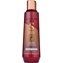 Sanctuary Spa Ruby Oud ošetrujúci sprchový olej s vyživujúcim účinkom 250 ml