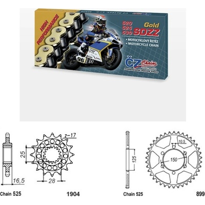ČZ Řetězová sada KTM 1290 Super Adventure 21-24 – Sleviste.cz