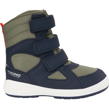 Viking Детски зимни ботуши Viking Kid's Fun Warm Waterproof 3V Winter boots - Navy / Olive - размер 32 (EU) (702-4631-0221)