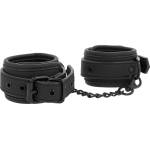 Fetish Submissive Ankle Cuffs Vegan Leather