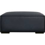 Windsor & Co Sofas Тъмносиня кожена табуретка Madame - Windsor & Co Sofas (WIN_POUF_71_F1_MADAME4)
