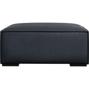 Windsor & Co Sofas Тъмносиня кожена табуретка Madame - Windsor & Co Sofas (WIN_POUF_71_F1_MADAME4)