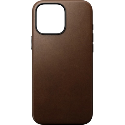 Nomad Traditional Leather Case MagSafe kryt iPhone 16 Pro Max hnedý