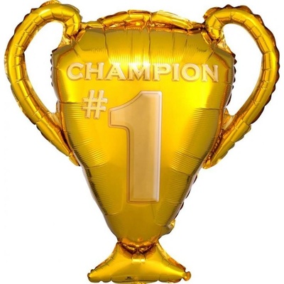 Anagram Foliový balonek zlatá trofej 63 x 71 cm