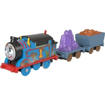 Mattel Влакче ТОМАС Thomas & Friends, Crystal Caves Thomas train от серията Trackmaster на Fisher Price, HJV43 - Февруари