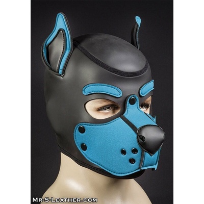 Psia maska Mr. S Leather Neoprene K9 Hood Medium, neoprénová psia kukla pre puppy play
