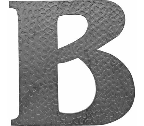 Písmeno kované "B" h170mm