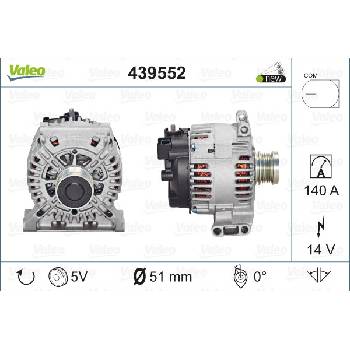 VALEO Alternátor 439552