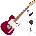 Squier Classic Vibe Custom Esquire LRL Basic SET Candy Apple Red Електрическа китара