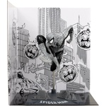 McFarlane Toys Фигурка FMarvel Spider-Man (Line Art) 1: 10th Scale Collectible with Scene (Spider-Man #6) Gold Label (14829) - ggbox