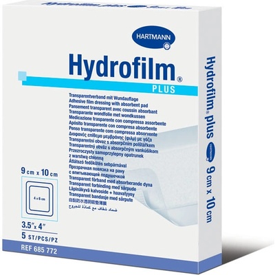 Hydrofilm Plus náplast fixační 9 x 10 cm 5 ks