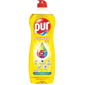 Pur Препарат за миене на съдове Pur Duo Power, лимон, 750 ml