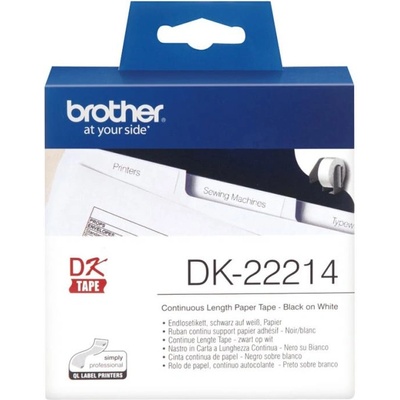 Brother DK22214 Brother szalagcimke 12mm, feher
