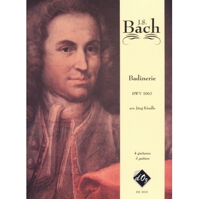 Bach Badinerie BWV 1067 for 4 guitars / skladba pre gitarový kvartet štyri gitary