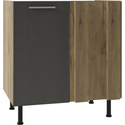 Bogdan Furniture Europe Ъглов долен кухненски шкаф Sky loft Н-80/87-Е20