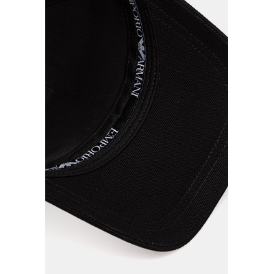 Памучна шапка с козирка Emporio Armani (EW004011.AF14765)