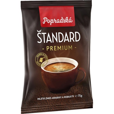 Popradská káva mletá Štandard Premium 75 g