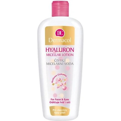 Dermacol Hyaluron 400 ml почистваща мицеларна вода с хиалуронова киселина за жени
