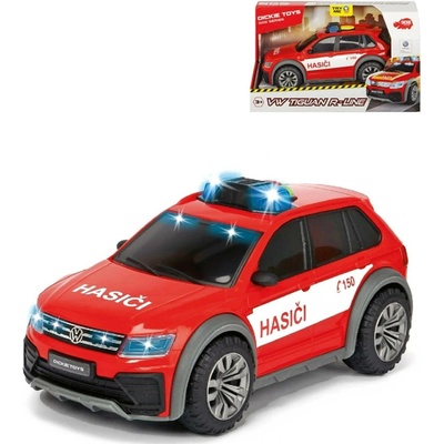 Dickie Action Series hasičské auto VW Tiguan R-Line Fire česká verze