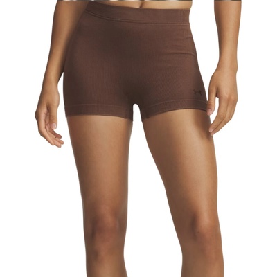 Under Armour Seamless Cotton Shorty Tight Women hnedá