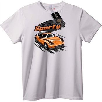 NOONEBRAND Тениска Бърз и Спортен Автомобил - L, Black