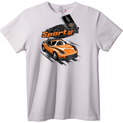 NOONEBRAND Тениска Бърз и Спортен Автомобил - L, Black