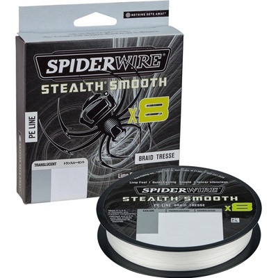 SpiderWire šňůra Stealth Smooth 8 Transluscent 150m 0,06mm 5,5kg
