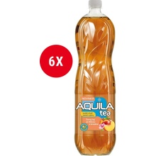 Aquila Tea Černý čaj se šťávou z broskve 6 x 1,5 l