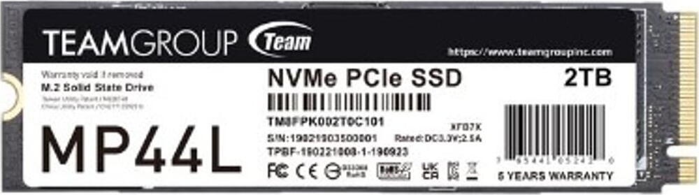 Team Group MP44L 2TB M.2 (TM8FPK002T0C101)