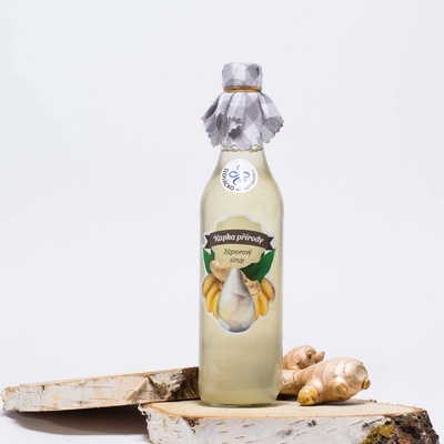 Kapka Přírody Zázvorový sirup 1 l