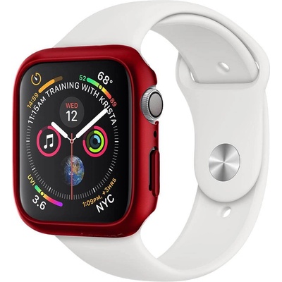 Spigen Качествен твърд кейс за Apple Watch 44 mm - Spigen Thin Fit Case (червен) (ACS01066)