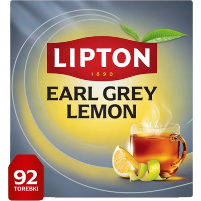 Lipton EARL GREY LEMON 92 vrecúšok 184 g