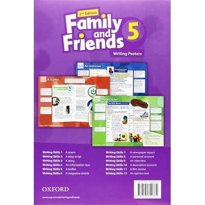 Family and Friends 2nd Edition 5 Posters
