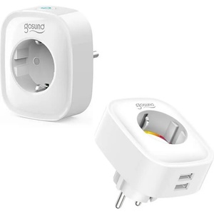 Gosund WiFi Контакт Преходник Gosund 2xUSB 3680W - 40710