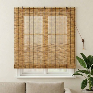 vidaXL Ролетна щора Кафяво 140 x 160 cm Тръстика (42034657)