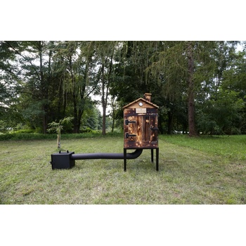 Ohenvzahrade Dřevěná s kováním opálená impregnovaná střední