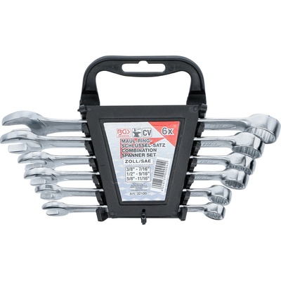 BGS Technic Sada očkoplochých kľúčov palcové veľkosti 3/8" - 11/16" 6-dielna BGS 32100