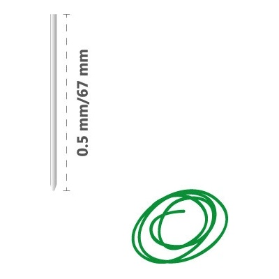 Junior Náplň kovová R1004 (do 4-fareb. pera) 0,5 mm zelená