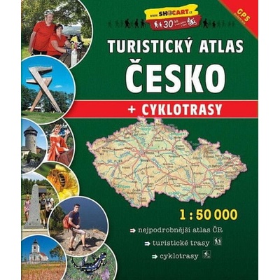 Turistický atlas Česko + cyklotrasy 1:50 000