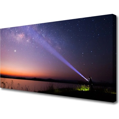 Obraz Canvas Hviezdy noc mliečna dráha 100x50 cm