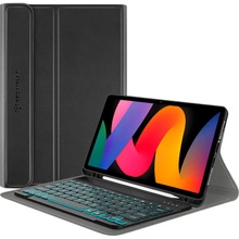 Techsuit Puzdro CozyTab s držiakom pero/RGB bezdrôtová magnetická klávesnica Xiaomi Redmi Pad SE KF2320819 Čierna